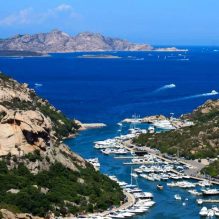 Zig-zagging Sardinia island